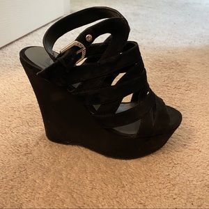 Guess platform wedges